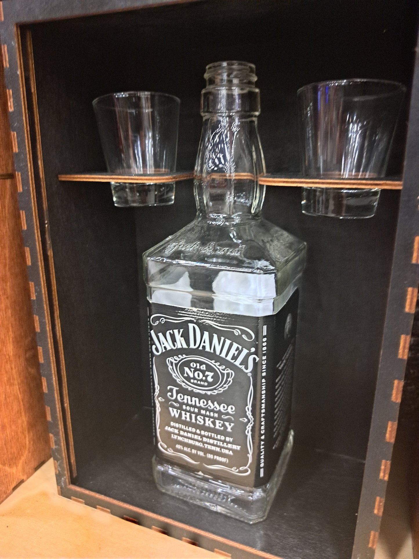 Whiskey Box - Black, Short Bottle, 750ml