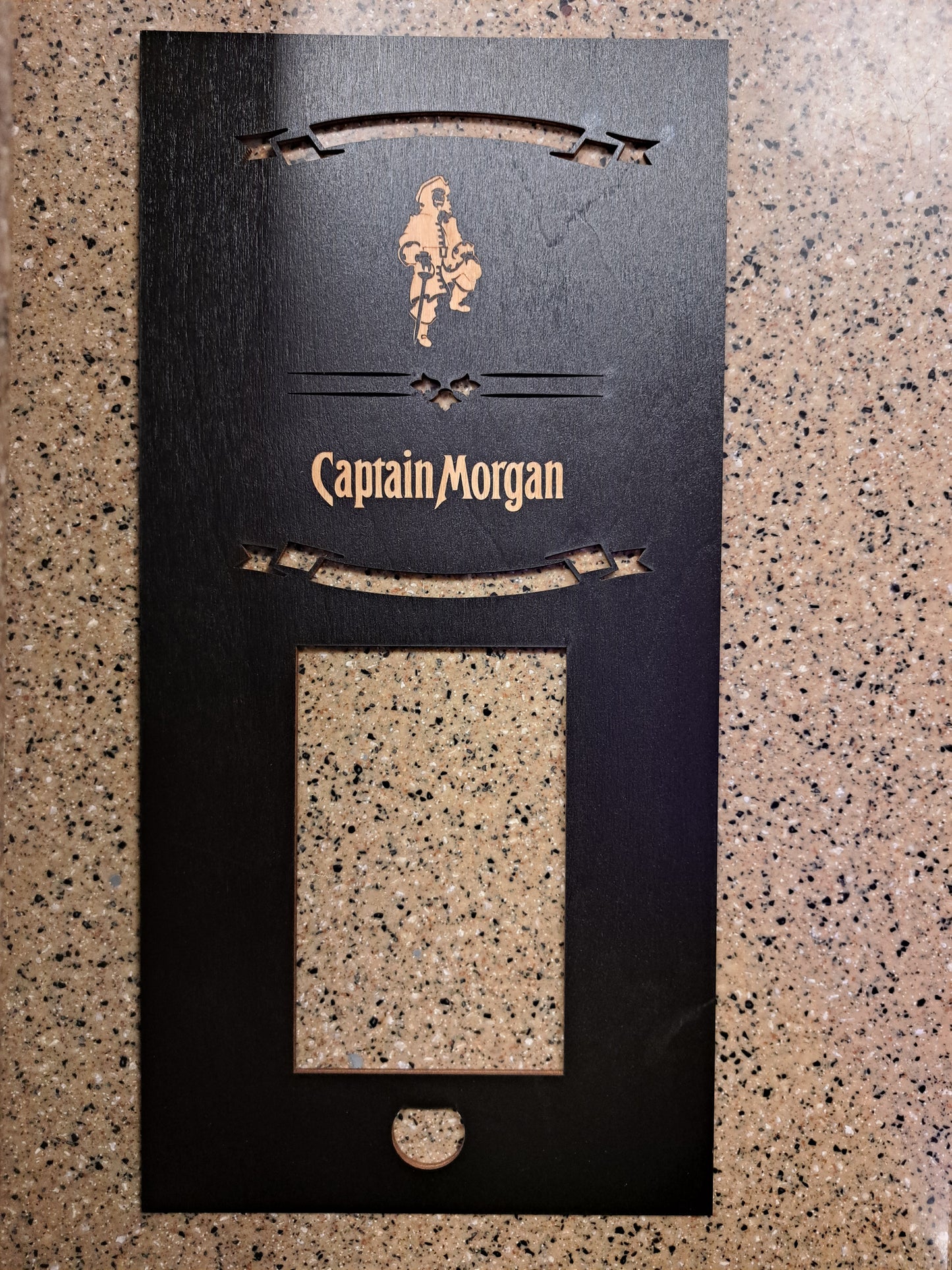 Whiskey Box 1.75L - Black, Handle Bottle