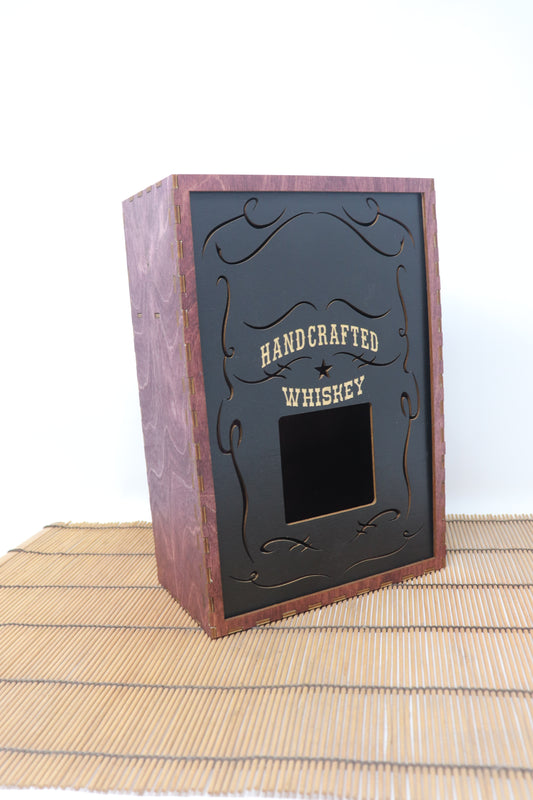 Whiskey Box - Purple, Short Bottle, 750ml