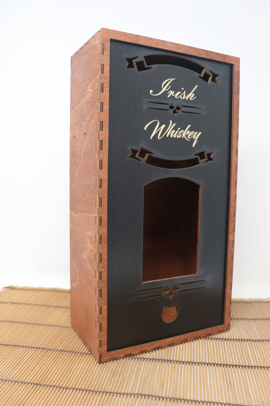 Whiskey Box Tall - Brown, Tall Bottle, 750ml