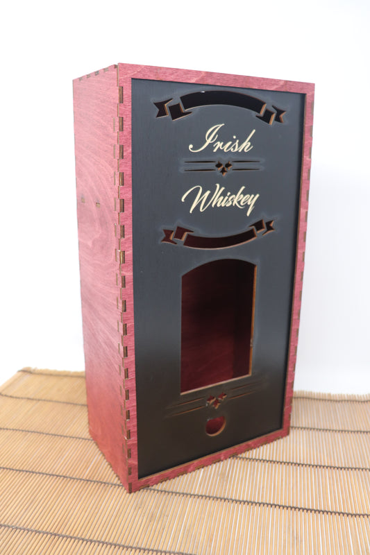 Whiskey Box Tall - Red, Tall Bottle, 750ml