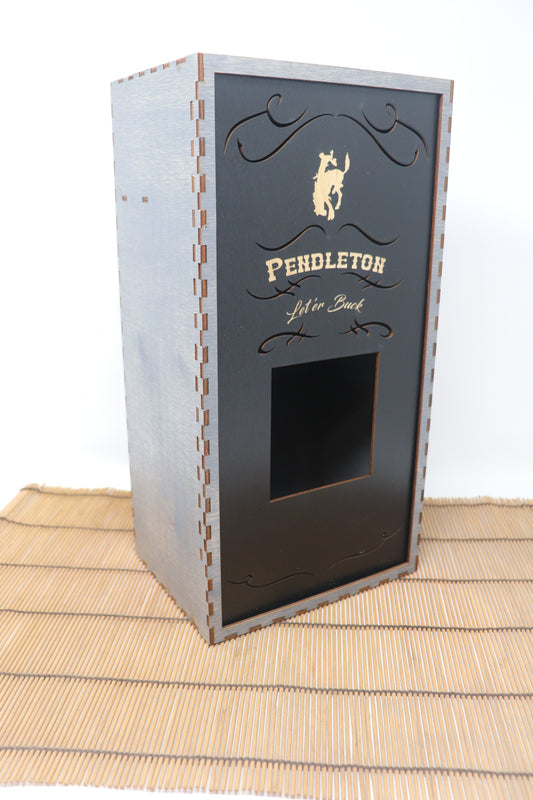 Whiskey Box 1.75L - Grey, Handle Bottle