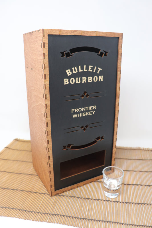 Whiskey Box 1.75L - Brown, Handle Bottle
