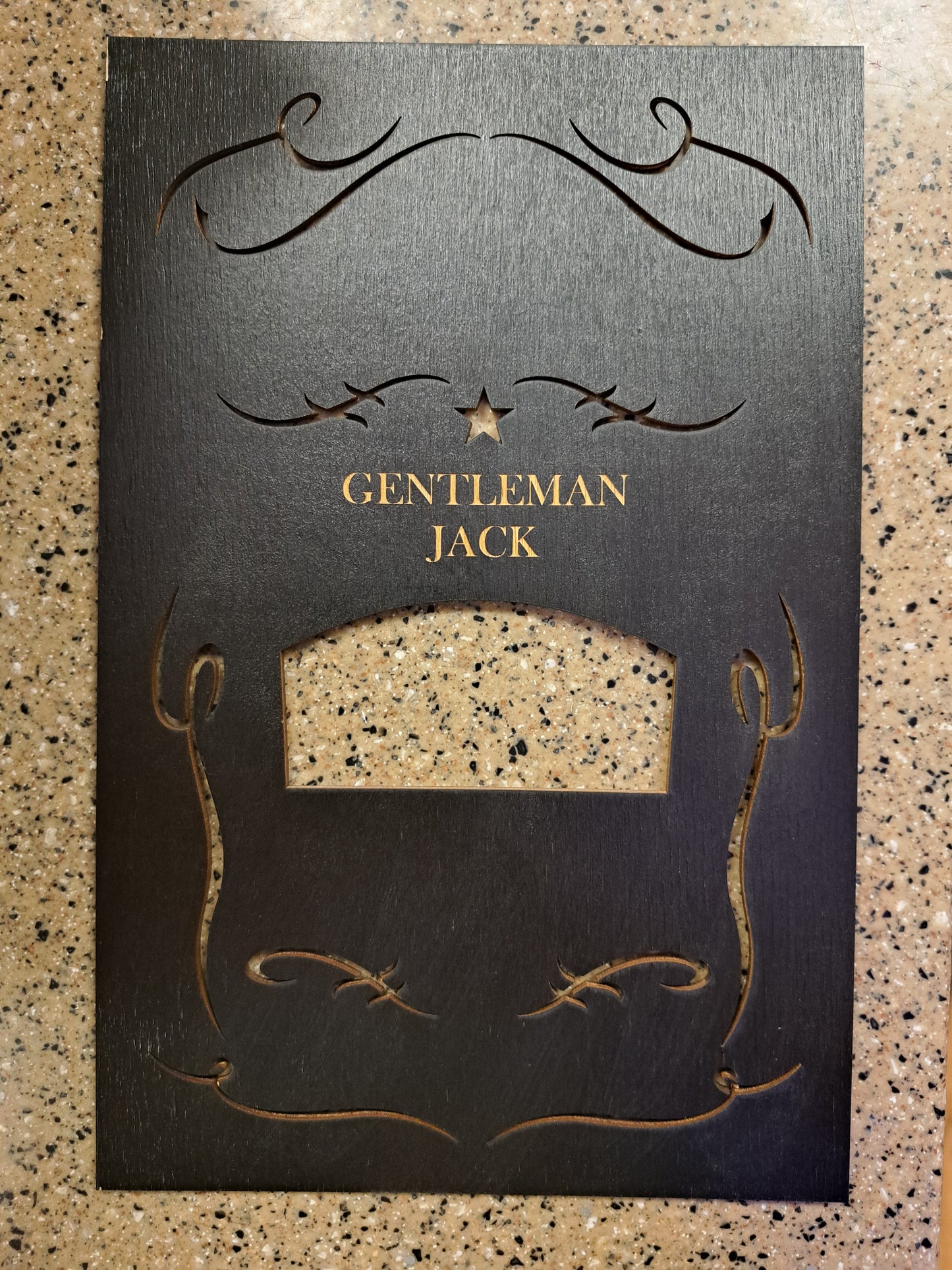 Whiskey Box - Black, Short Bottle, 750ml