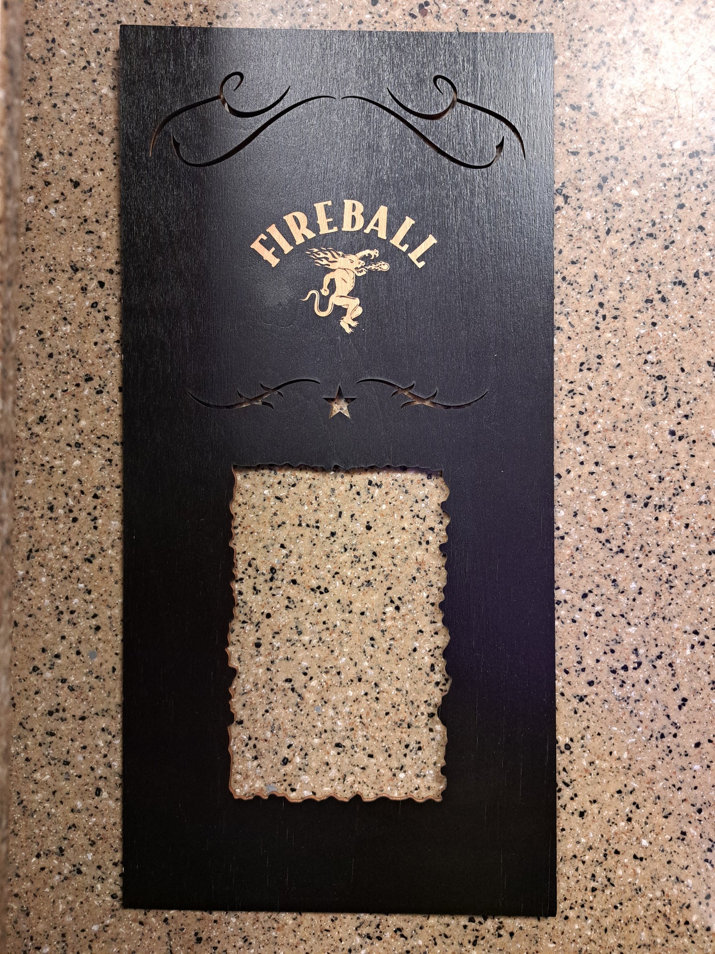 Whiskey Box 1.75L - Black, Handle Bottle