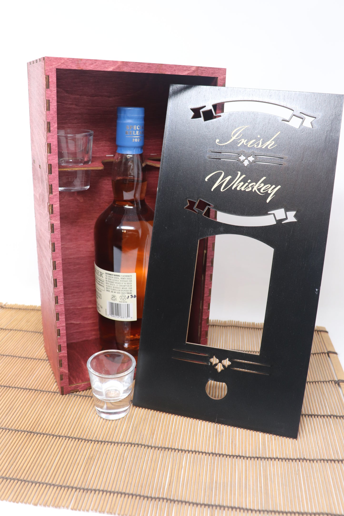 Whiskey Box Tall - Red, Tall Bottle, 750ml