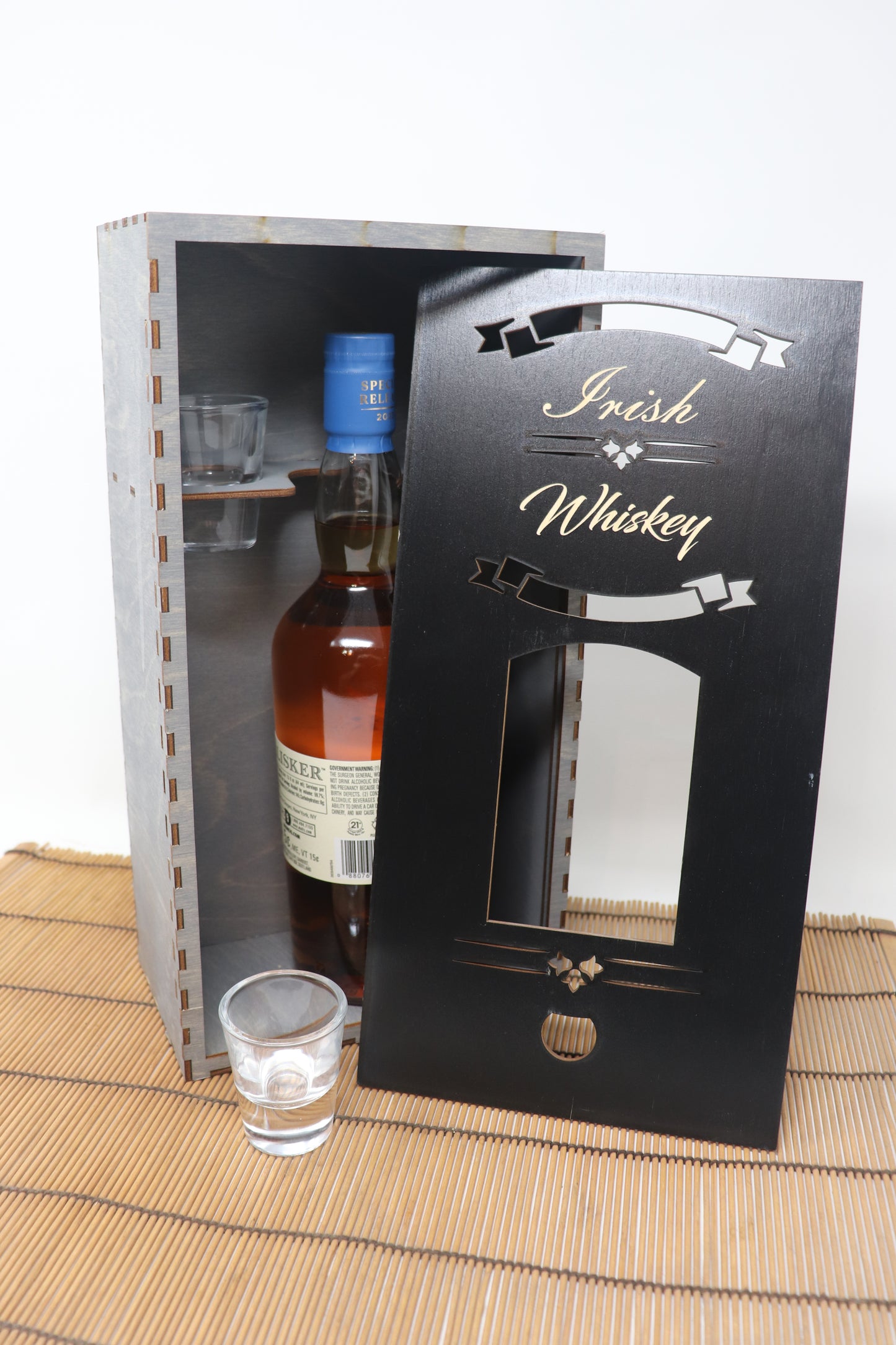 Whiskey Box Tall - Gray, Tall Bottle, 750ml