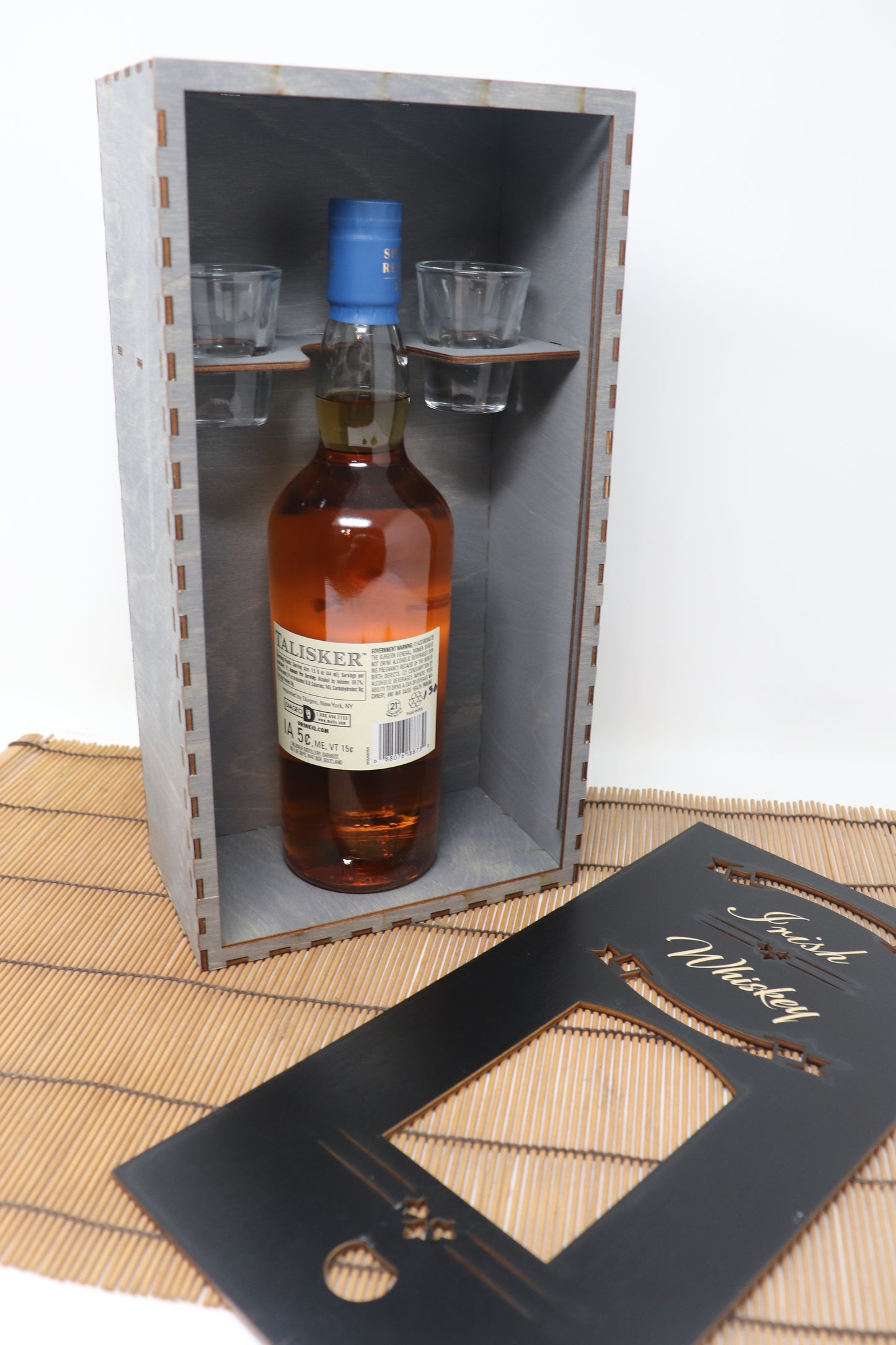 Whiskey Box Tall - Gray, Tall Bottle, 750ml