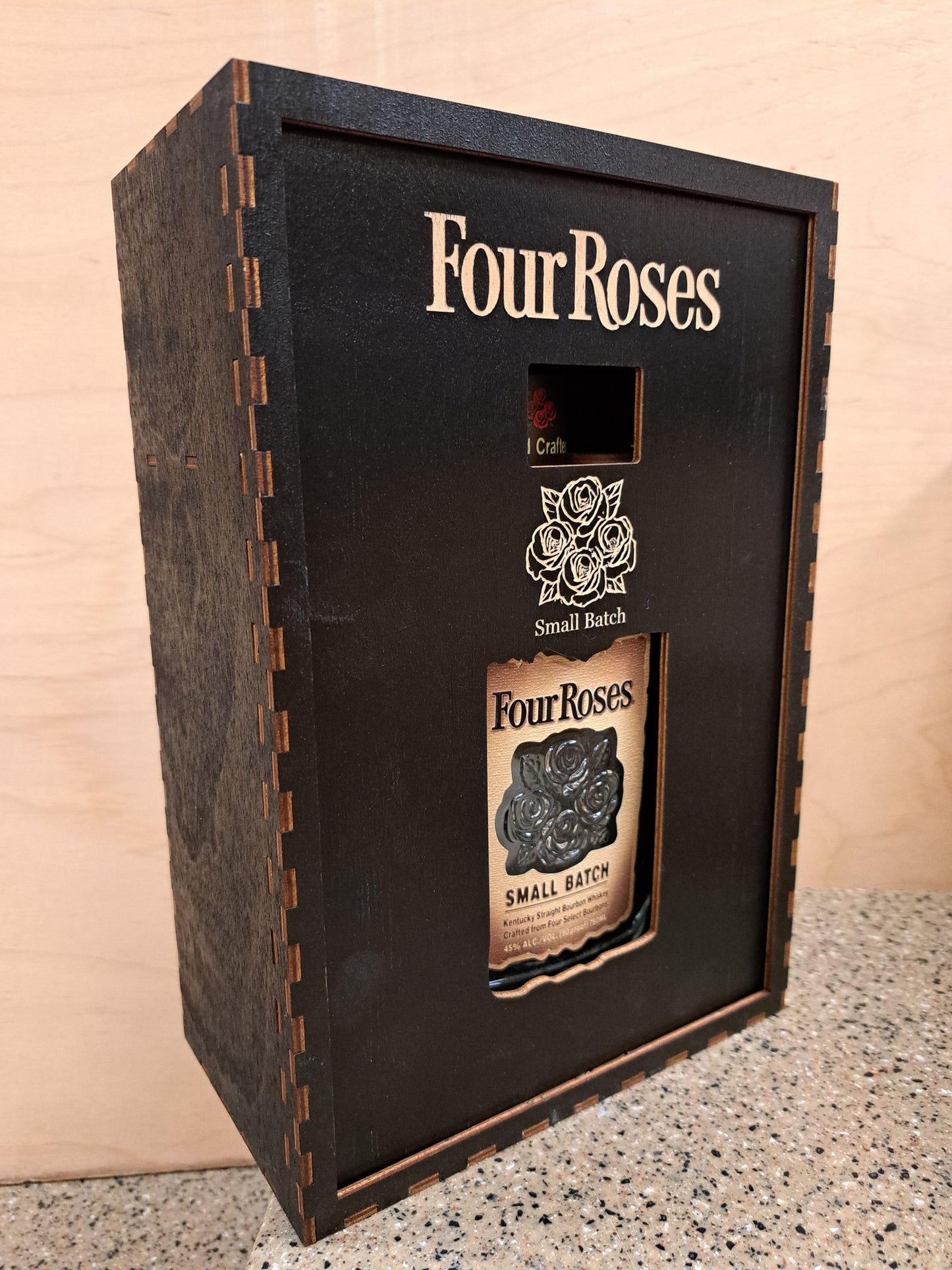 Whiskey Box - Black, Short Bottle, 750ml