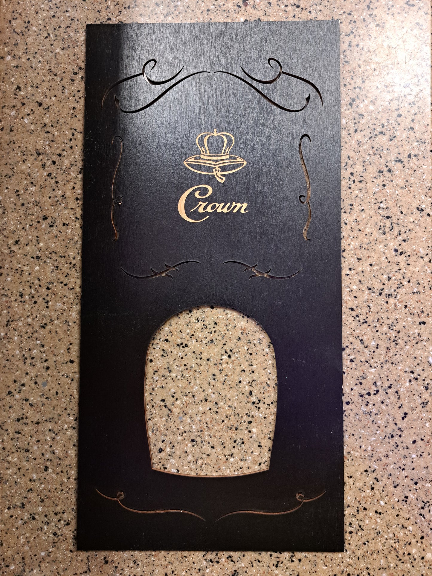 Whiskey Box 1.75L - Black, Handle Bottle